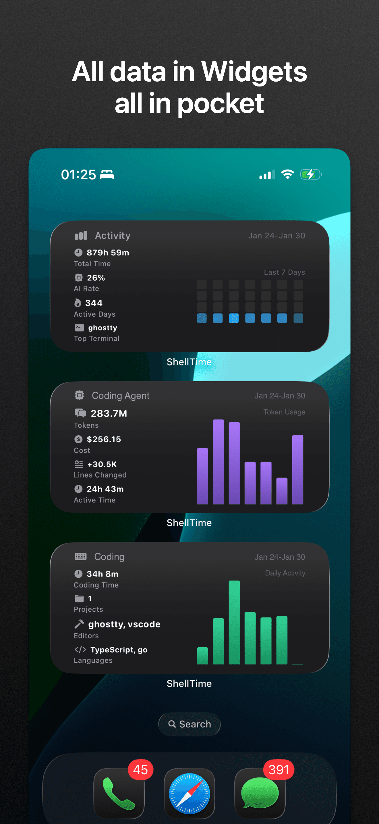 ShellTime iOS - Settings